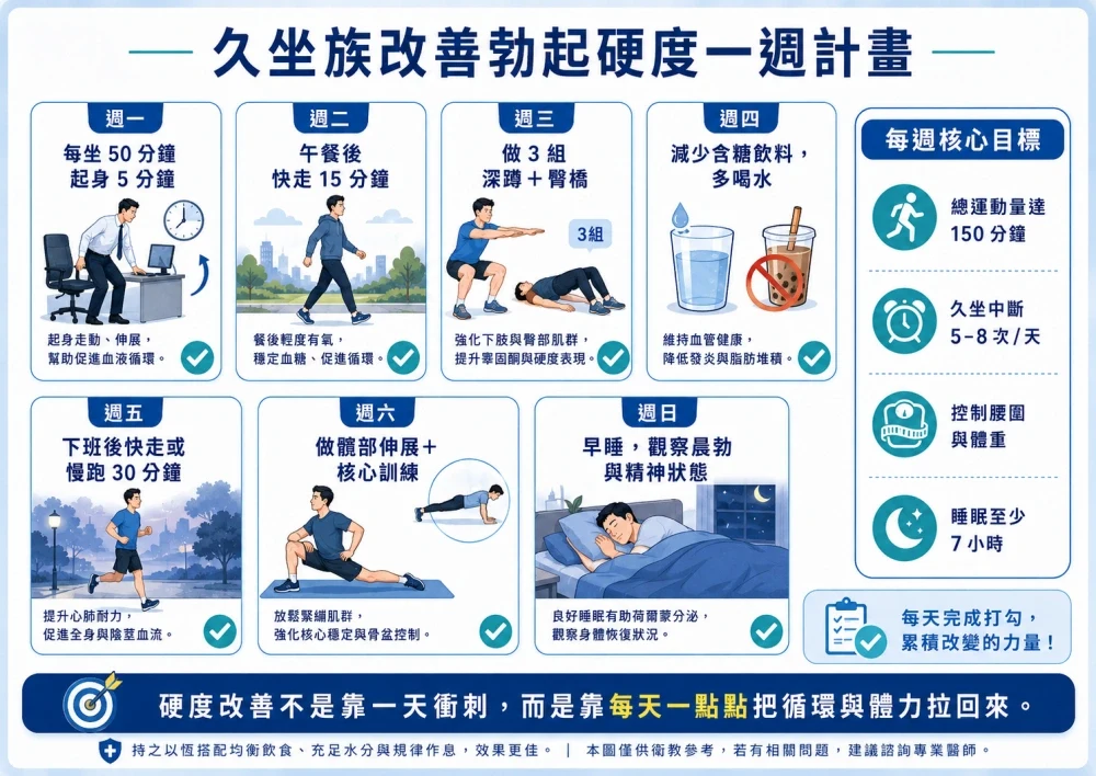 一週行動計畫示意圖